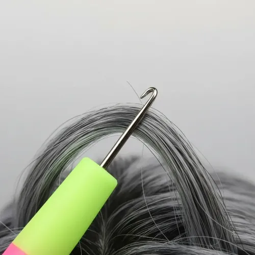 Aguja Para Colocar Extensiones De Pelo Trenzas O Rastas