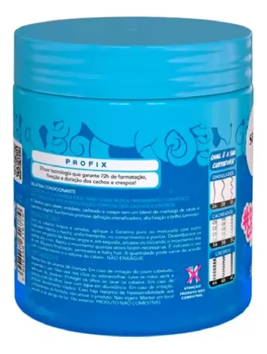 Salon Line To De Cacho Gelatina Efecto Intensificador 550gr