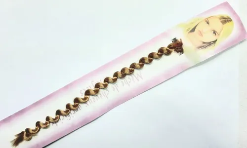 Extension Mechas Para Cabello Rubio Ensortijado