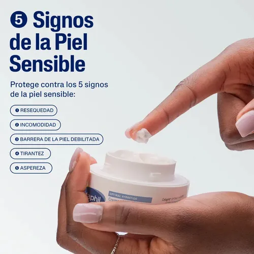 Cetaphil Optimal Hydration Crema Noche Con Ácido Hialurónico Piel Sensible x 48 g