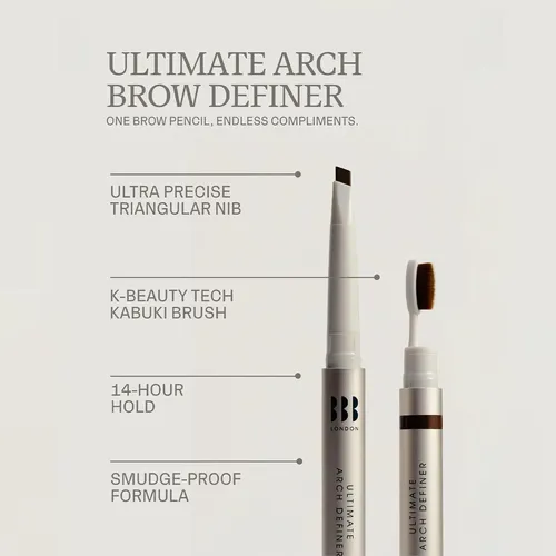Lápiz Triangular Bbb London Brow Arch Definer Con Brocha