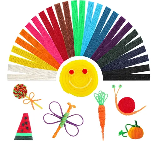 1000 Cintas De Cera Flexibles 13 Colores Para Manualidades