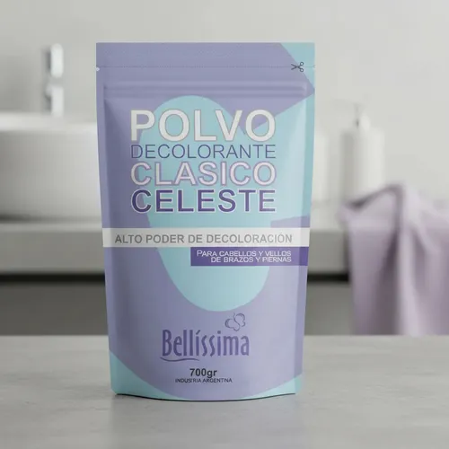 Bellissima Polvo Decolorante Clasico Celeste X 700 Gr