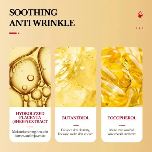 Sérum Esencia De Boseine Placenta Anti Arrugas 340mgx25 Momento De Aplicación Día/noche Tipo De Piel Todo Tipo De Piel