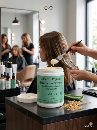 Kit X 2 Baños De Crema Anti Frizz Nutricion Capilar Carlaq