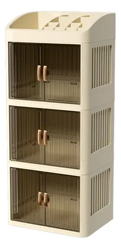 Organizador De Maquillaje Cosmético 4 Niveles Doble Puerta