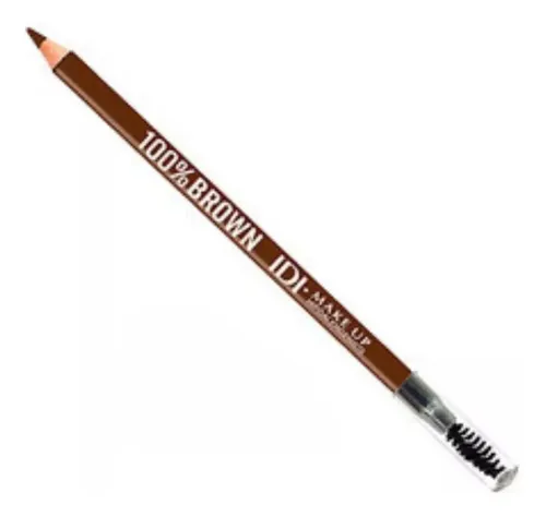 Delineador De Cejas Idi Make Up 100% Brown Con Cepillo
