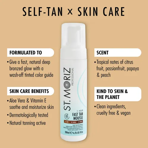 Autobronceador St. Moriz Professional Mousse Rapid De 1 Qo 3421007753954