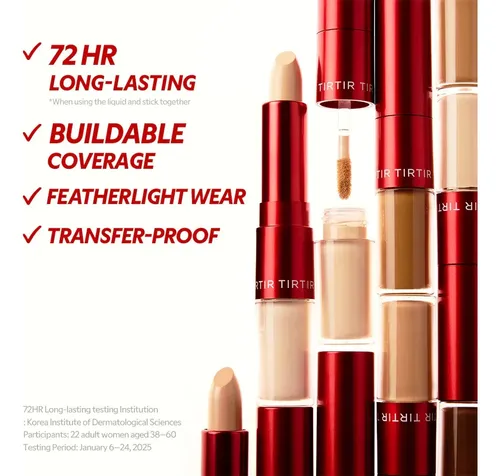 Tirtir Glide & Hide Blurring Concealer Corrector Tono 1n 1n