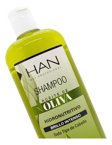 Han Oliva Shampoo Brillo Intenso Nutrición Pelo 500ml Local