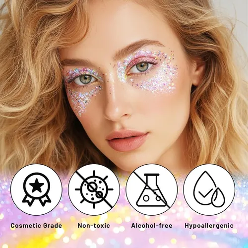 Barra De Purpurina Dageda Dazzle Para Cuerpo Y Rostro