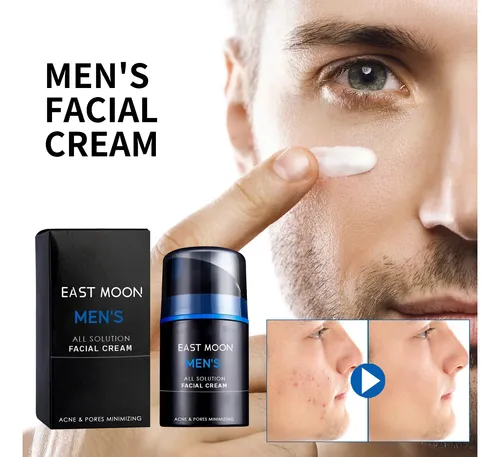 Crema Facial Multiefecto Para Hombres Que Limpia Los Poros Y