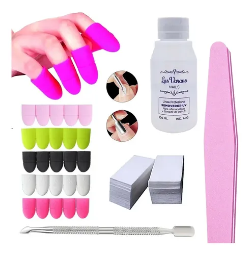 Kit Cabina Esmaltes Semipermanenetes Removedor Uv Base Top