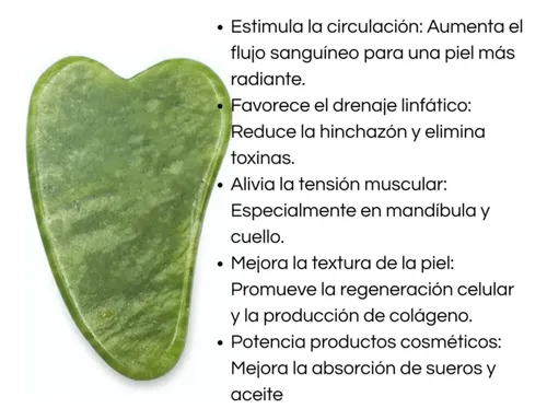 Rodillo Masajeador Facial Natural Cuarzo Contorno Ojos Piel
