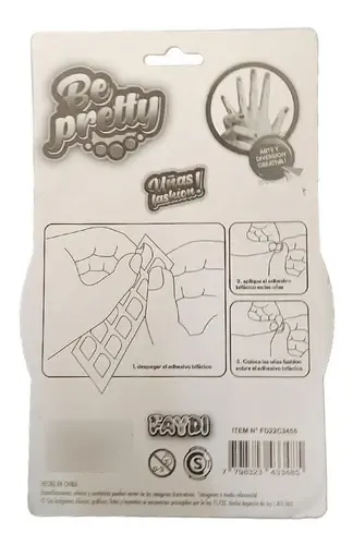 Set De Uñas 60 Piezas Divertidas Colores Y Diseños Surtidos