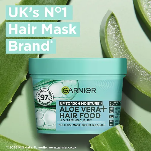Mascarilla Capilar Garnier Fructis Aloe Vera 400ml Vegana