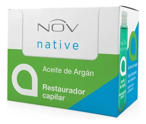 Ampollas Nov Native Con Aceite De Argan Hidratante