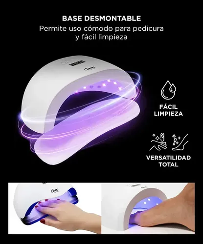 Cabina Para Uñas LED UV Gadnic CABLM29 Secado Rapido Con Sensor Automatico