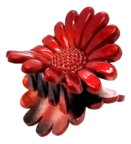 Broche De Pelo Flor Margaritas Colores X 12 Unidades