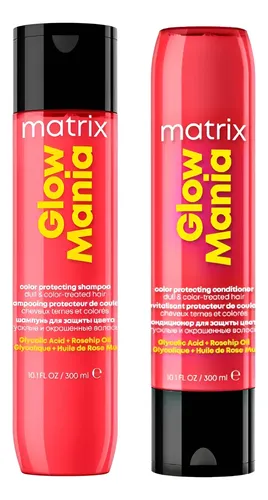 Kit Matrix Shampoo + Enjuague Glow Mania Cabellos Opacos