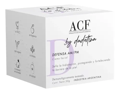 Acf Crema Facial By Dadatina Defensa Am Pm Hidratacion