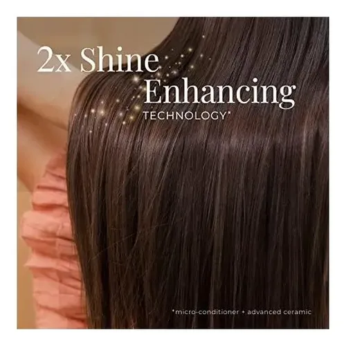 Plancha Para El Cabello Con Infusión De Argán Y Queratina Oro.