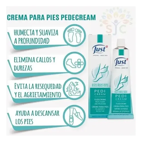 Crema Herbal Para Pies Pedicream 25g Viajero Just Original