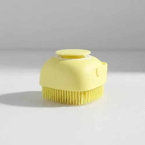 Cepillo Dispenser Jabón Silicona Limpiador Facial O Corporal