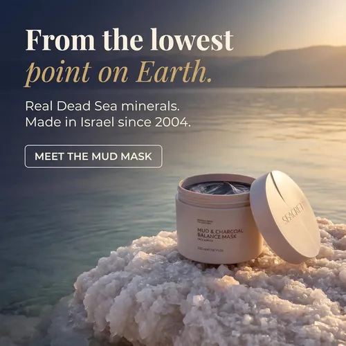 Mascarilla De Arcilla Seacret Dead Sea 198 Ml Con Lavanda Y