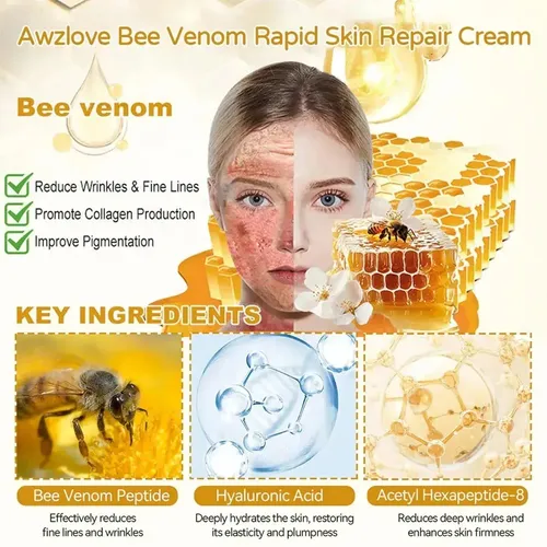 Xl Crema De Reparación Rápida De La Piel De La Abeja Awzlove