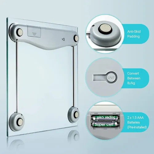 Etekcity, Báscula Digital Para Baño Con Peso Corporal.