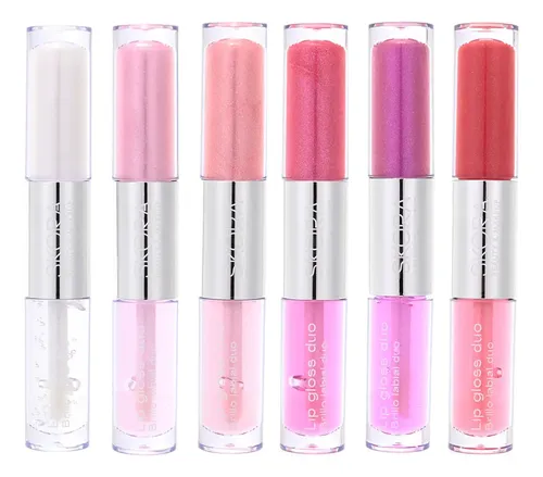 Brillo Labial Duo Lip Gloss Skora Glow Vibes Con Aplicador