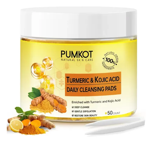 Discos Limpiadores Pumkot Con Cúrcuma Y Ácido Kójico Con Lim
