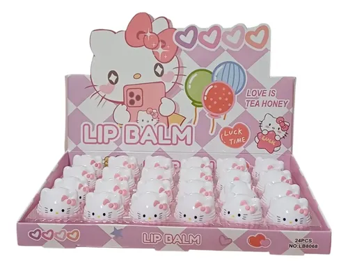 Balsamo De Labios Forma Hello Kitty Lip Balm