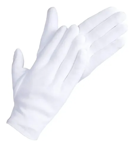 Guantes Algodón Blancos 20 Pcs Para Manos Secas Y Eczema