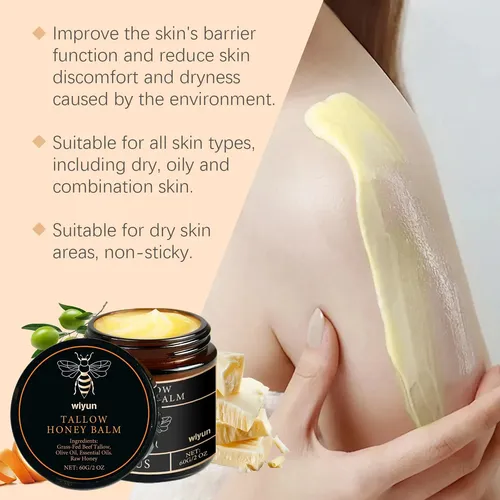 .t La Crema Facial De Sebo De Res Mejora La Duración De T.
