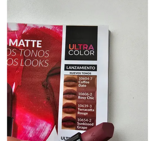 Avon Labial Ultra Matte Sunkissed Grape Fps 15 3.6grs