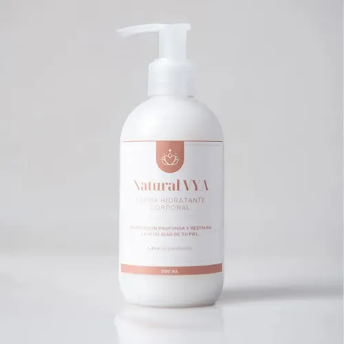 Crema Hidratante Corporal Orgánica Natural Vya 250ml Crema Orgánica Hidratante