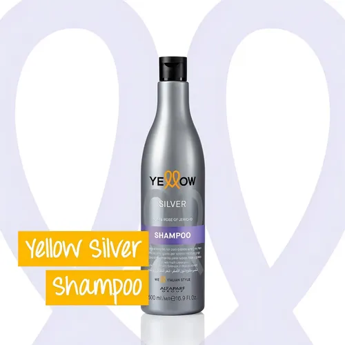 Shampoo Yellow Silver Para Pelo Rubios Grises Mechas Blancos