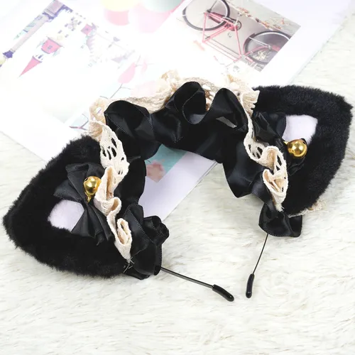 Diadema Con Adorno De Pelo Con Orejas De Gato