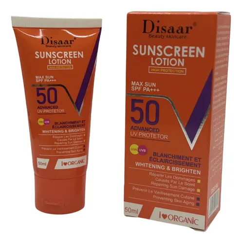 Disaar Protector Solar Spf50 Orgánico Facial 50ml