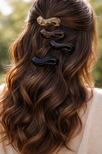 Broches Para El Pelo X12 Tornasolado Mujer Urbanchic 1009