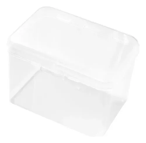 Caja De Almacenamiento Cuadrada Transparente Para Cosméticos