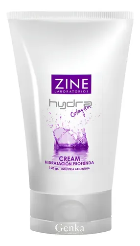 Crema Hydra Collagen Hidratante Tensor Humectación 120g Zine Todo Tipo De Piel Día/noche