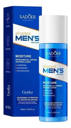 Tonico Facial Para Hombres Oil Control Refresc 120ml Sadoer Grasa Día/noche