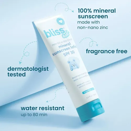 Protector Solar Infantil Spf 30 Bliss Mineral Vegano