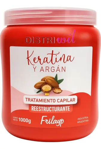 Kit 3 Baños De Crema Frilayp Botox + Keratina Y Argan + Lino Con Acido Hialuronico X1000g X3 Unidades – Reconstruye Fibra Capilar Hidrata Suaviza Renueva Revitaliza Nutre