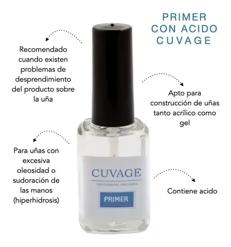 Adhere + Primer + Aceite Cuticulas Uñas Gel Acrilico Y Semi