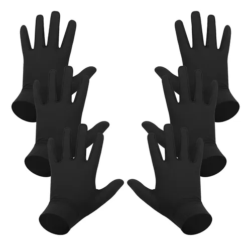 Guantes Hidratantes Reutilizables Para Eczema Negro 6 Pares