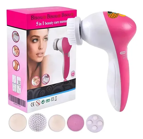 Cepillo Facial Masajeador Exfoliante Limpieza 5 En 1 A Pilas